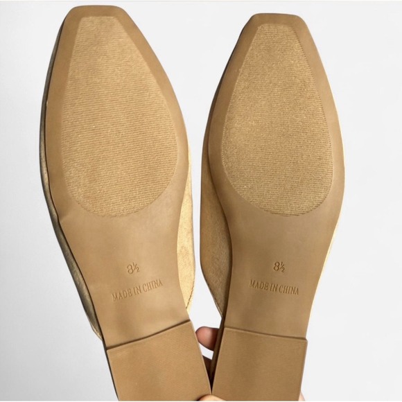 Madden Girl Women's Tan Faux Leather Squireee Mule Gold Chain Size 8.5 - Picture 8 of 8